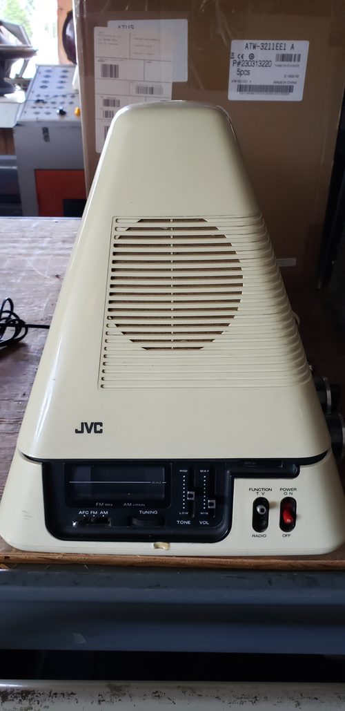 JVC Video Capsule TV closed